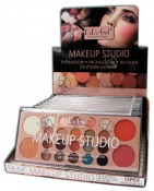 d4141-B  24 MAKEUPS STUDIO EYESHADOW & HIGHLICHTER & BLUSHER