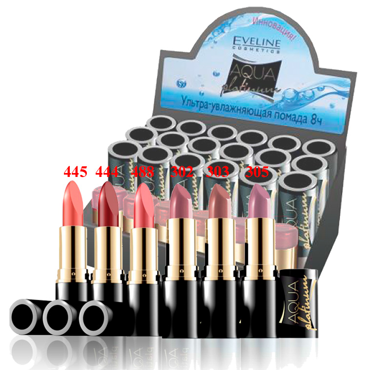 Помада EVELINE AQUA platinum *30+6* Nude - Акбар