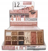 d4106-A  12 Magic Palette HIGHLICHTER & BRONZER & BLUSHER
