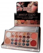 d4141-A  24 MAKEUPS STUDIO EYESHADOW & HIGHLICHTER & BLUSHER
