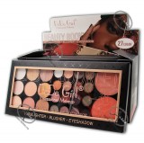 d4130-B  27 BEAUTY BOOKLET HIGHLICHTER & BLUSHER & EYESHADOW