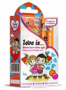-      Love is + - 