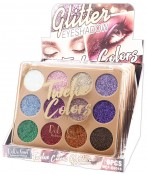 d8018-B  12 GLITTER EYESHADOW