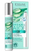 EVELINE серия Organic Aloe+ Collagen Гель- лифтинг (935) Увлажняющий Роликовый  для контура глаз для всех типов кожи 15мл